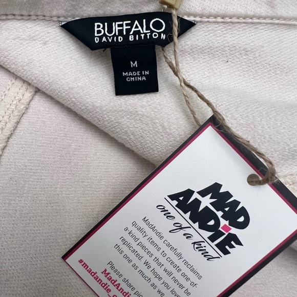 San Francisco 49ers One-of-a-Kind Buffalo MadAndie Custom Denim Jean Jacket - M - Picture 5 of 5